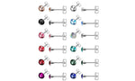 Pack of 12 Pairs Birthstone Earrings - Super Deal